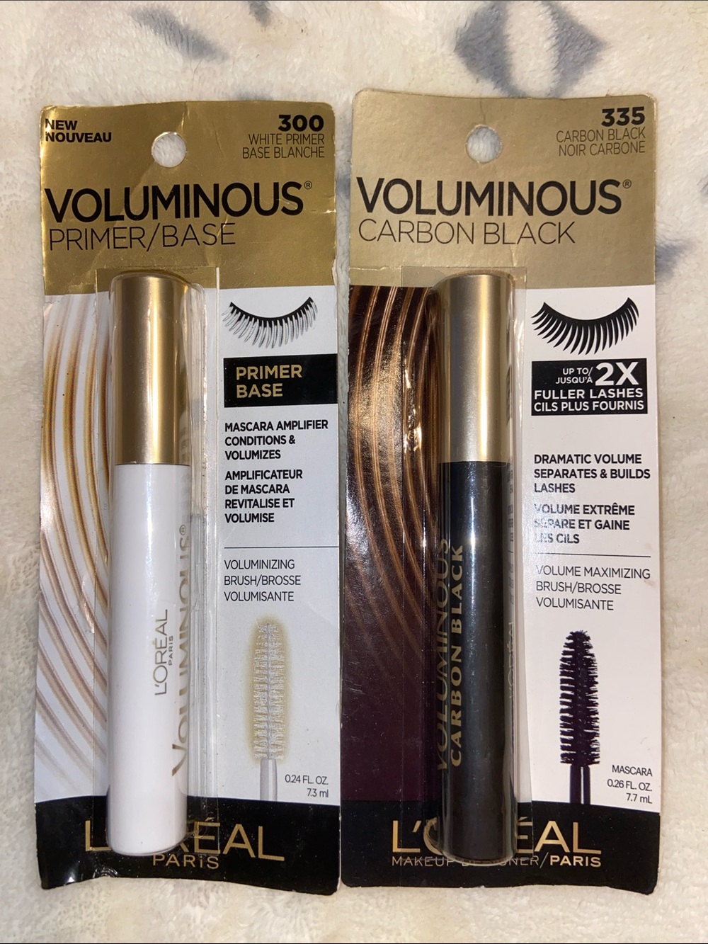 LOREAL VOLUMINOUS PRIMER & MASCARA- CARBON BLACK